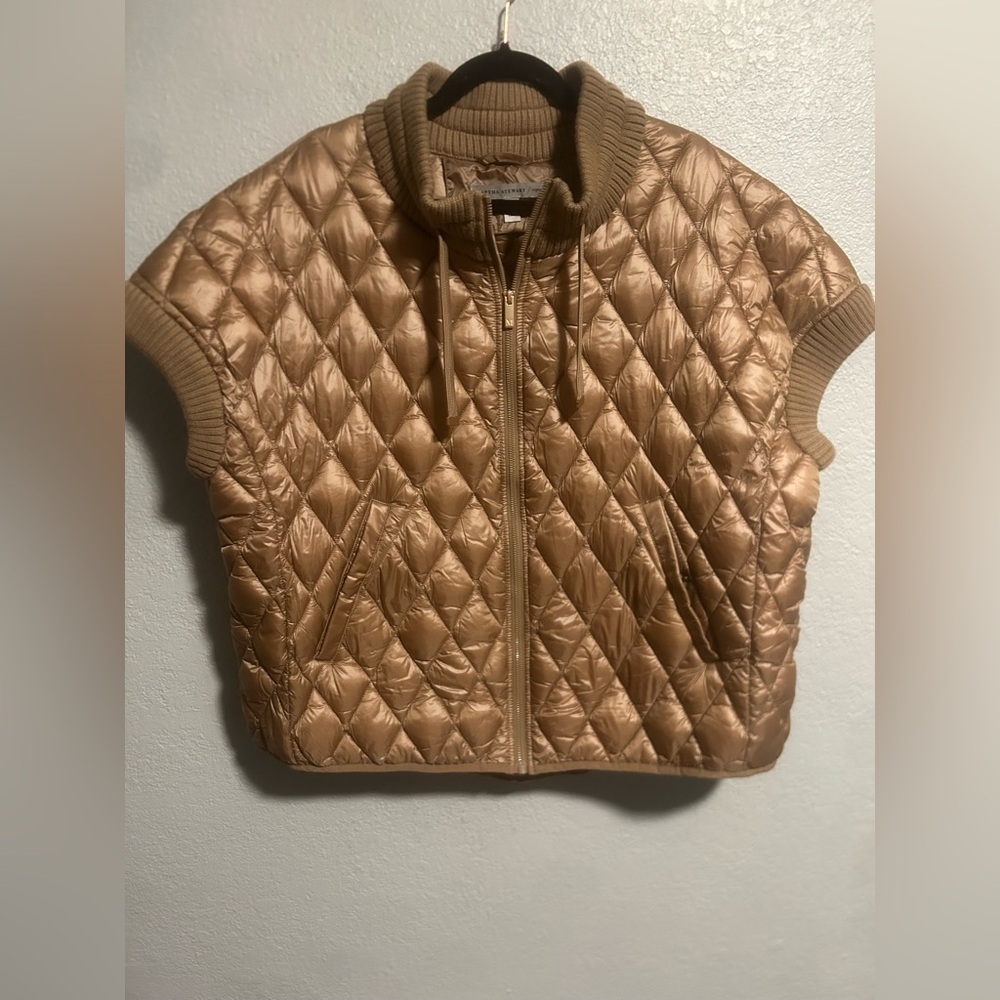 Martha Stewart Signature Diamond Quilted Short-Sleeve Puffer Vest - Picture 1 of 7